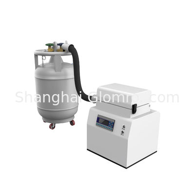 On-demand liquid nitrogen cryogenic grinding instrument with temperature protection to ensure the integrity of sample activity