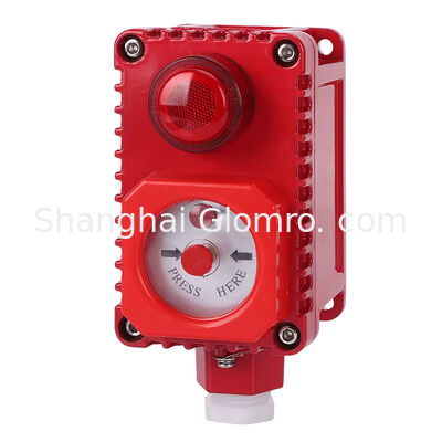 Explosion-Proof Fire Alarm Button 1-Position or 1-Position with Indicator Light Exde(mb)IIC T6 Gb DC24V AC220V