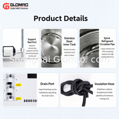 Laboratory low-temperature cooling fluid circulation pump with 5L effective volume, constant temperature refrigerated water bath, cooling equipment for university research experiments