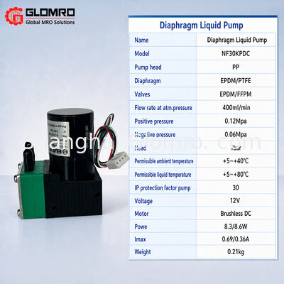 BAXIT NF30KPDC 400ml/min Micro Diaphragm Pump Brushless Liquid Transfer Pump