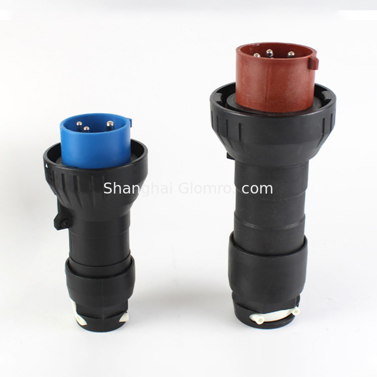 Electrical Plug Socket And Switches 3 Phase Ip66 220V Customizable Explosion Proof Plug And Socket