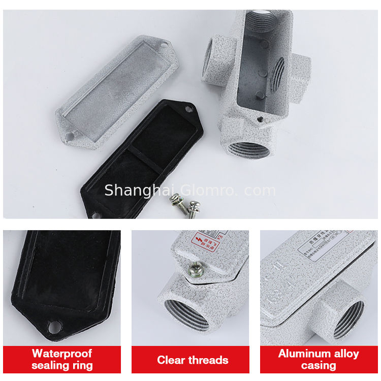 Explosion Proof Junction Box Cable Connector ATEX Explosion Proof Threading Box