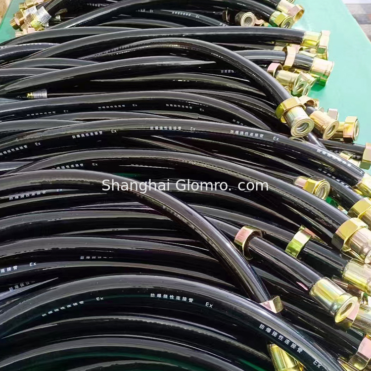 Explosion-proof Flexible Conduit IP66 BNG Customized Anti-corrosion Connecting Pipe Industrial Factory Flexible Tube