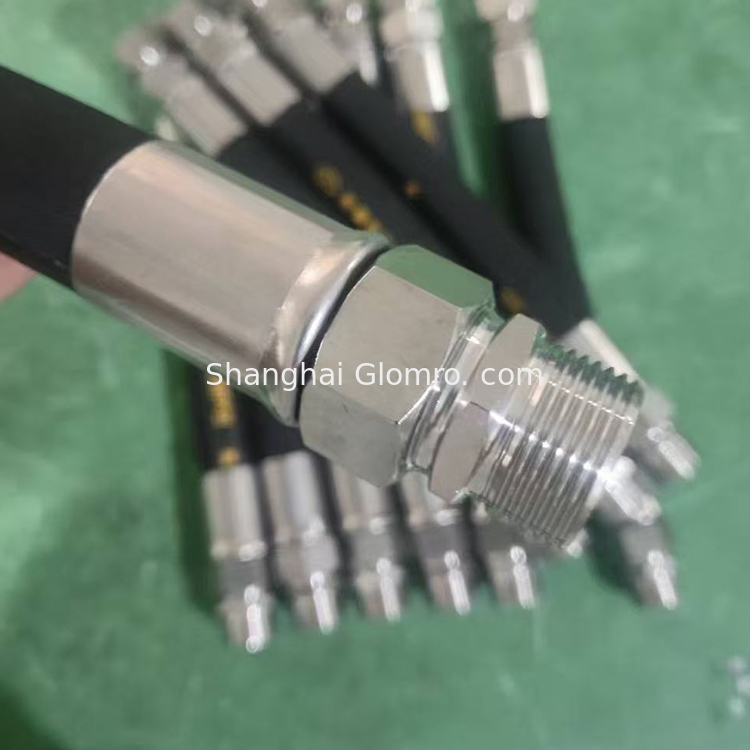 Factory Sale Explosion-proof Flexible Diesel Pipe flexible rubber hose Fuel Dispenser Hose 500mm 700mm 1000mm for Petrol Station Application 