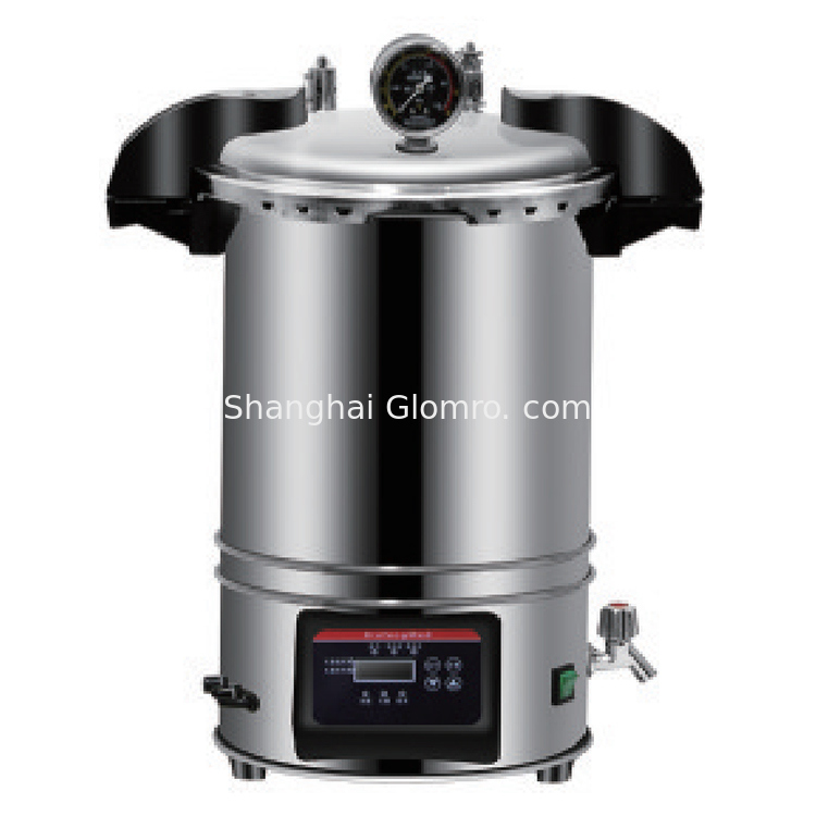 Lab Portable Digital Electric Heating Pressure Steam Autoclave Sterilizer with Interactive Safety Interlock Device