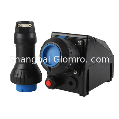 220V 380V  Ip66 Plug And Socket 16A 32A 63A 125A 3Pin 5Pin Explosion Proof Waterproof IP66 WF2 EX Plug&Socket 
