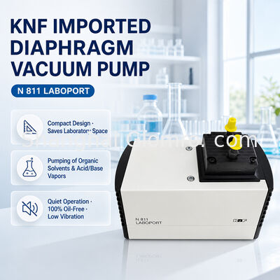 KNF N811KT.18 화학 저항성 다이어프램 진공 펌프 진공 여과용 PTFE 코팅 다이어프램